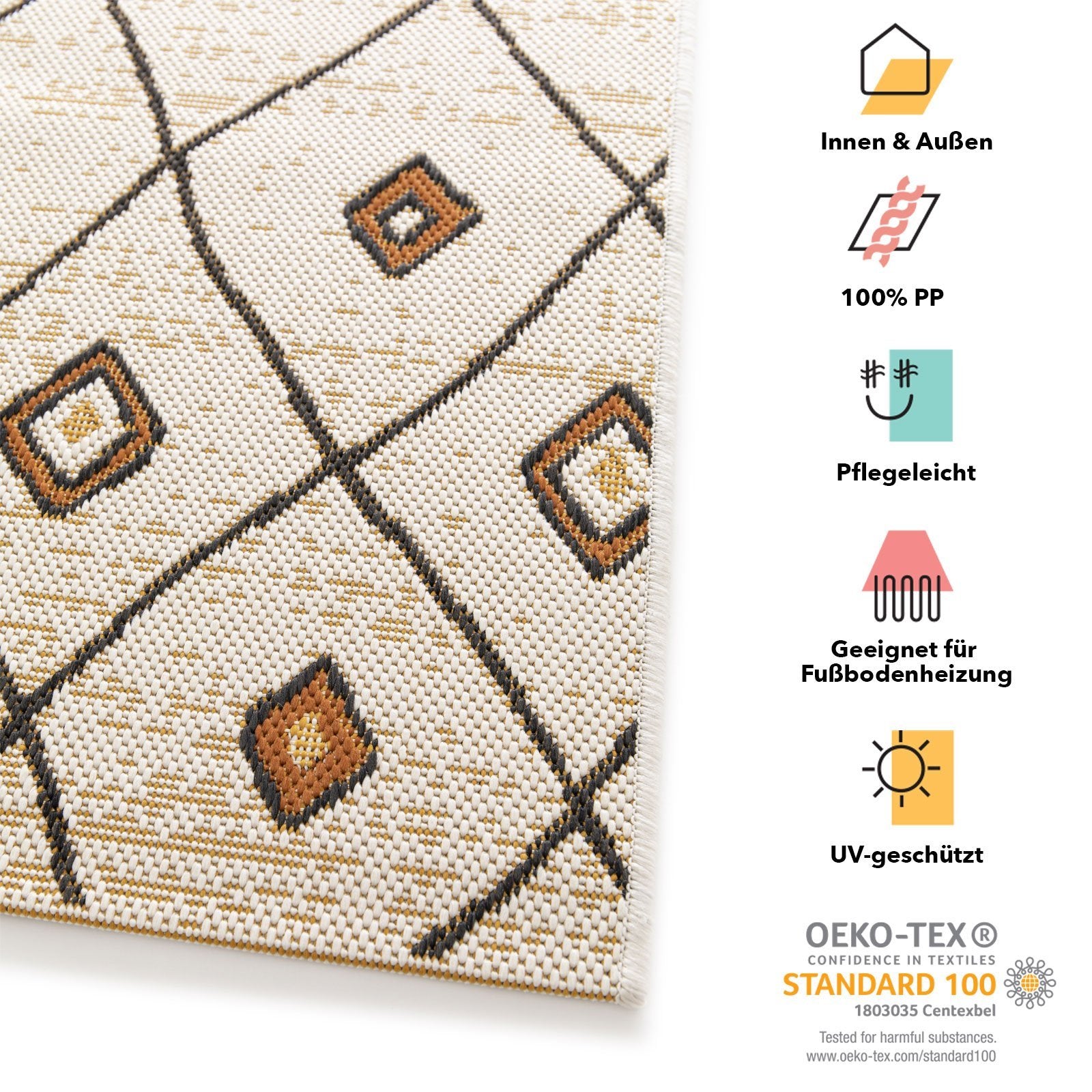 Karat Outdoor Vloerkleed | Berber | 2 kleuren