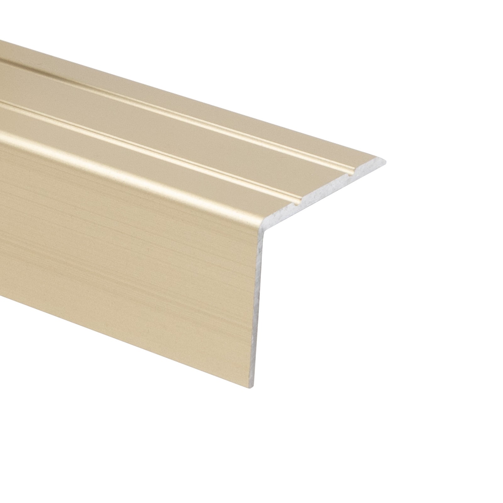 Trapprofiel | Voor traptreden & bordessen | Aluminium | 24,5 x 20 mm