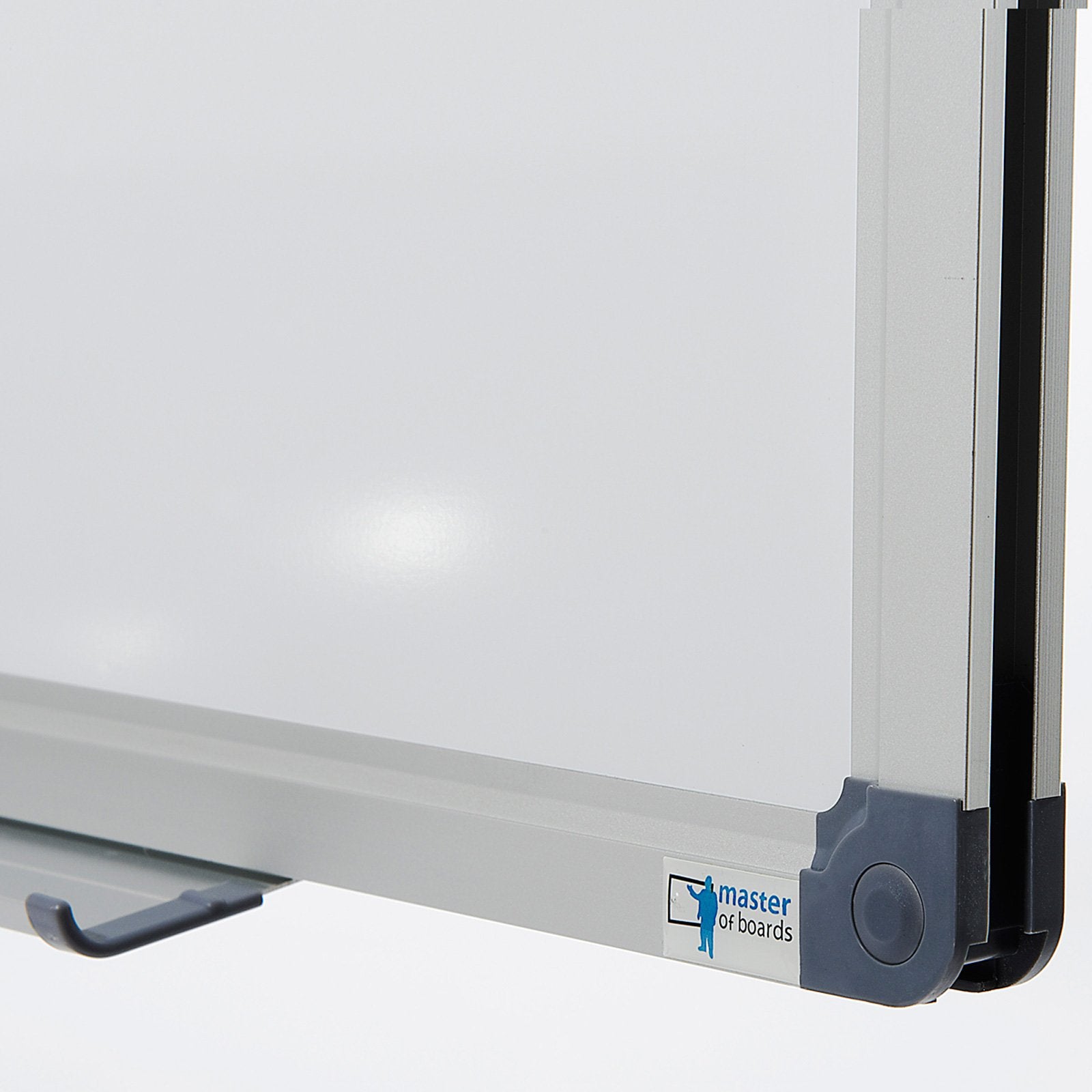 Whiteboard Master of Boards Emailliert Extra kratzfest Viele Grössen | Wit