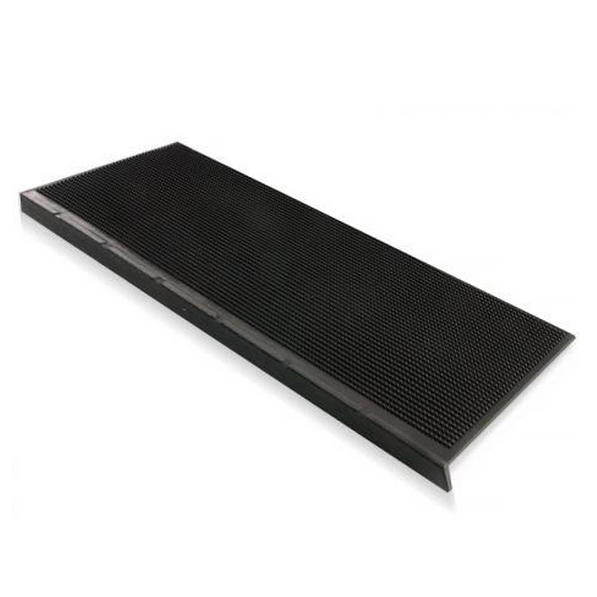 ANRO Rubberen trapmatten traptrede-matten antislip rubber tredemat voor buiten traptreden mat fijne groeven zwart 77 x 25 x 3 cm ANRO Rubberen trapmatten traptrede-matten antislip rubber tredemat voor buiten traptreden mat fijne groeven zwart 77 x 25 x 3 cm