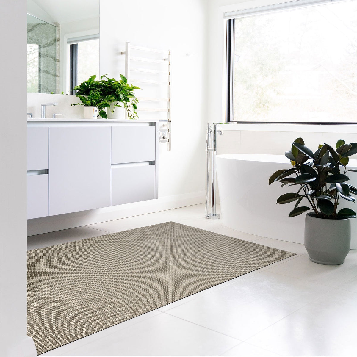 ✂ Vinyl badmat | Verschillende maten & kleuren | Antislip