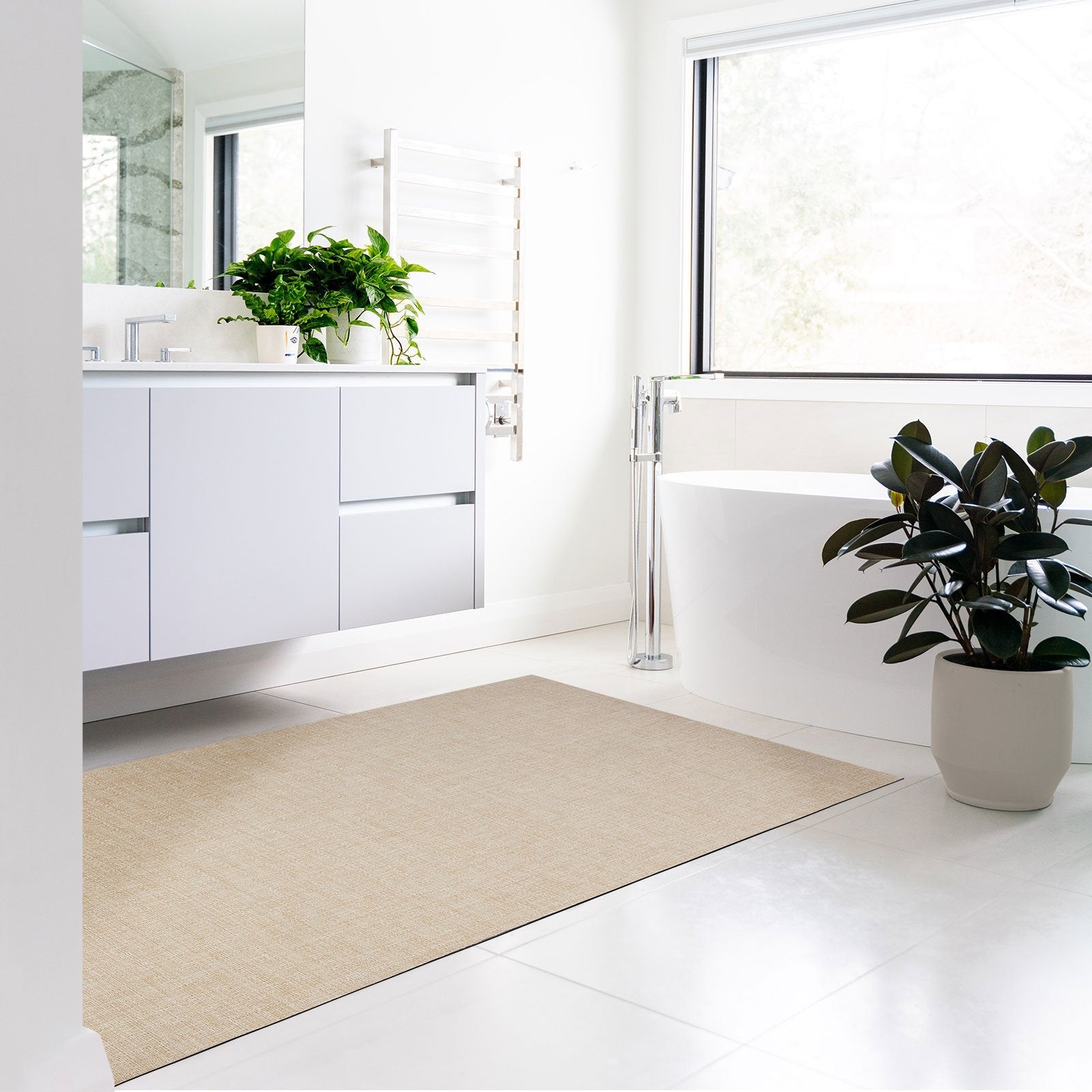 ✂ Vinyl badmat | Verschillende maten & kleuren | Antislip