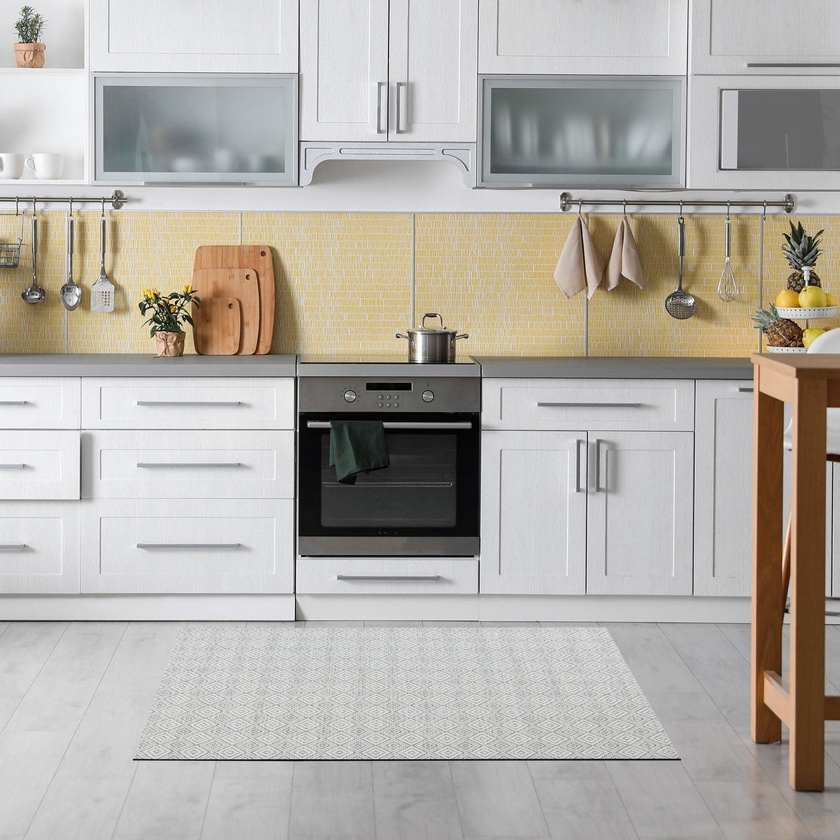 ✂ Vinyl keukenloper | vele kleuren en maten + op maat gemaakt