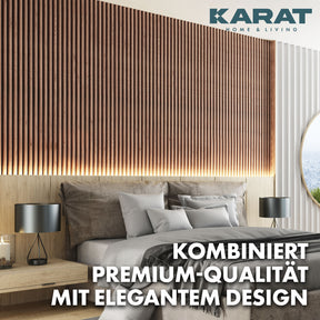 Akoestische panelen in houtlook | Tijdloos design voor een aangename ruimteakoestiek | Verkrijgbaar in 3 designs en 2 maten