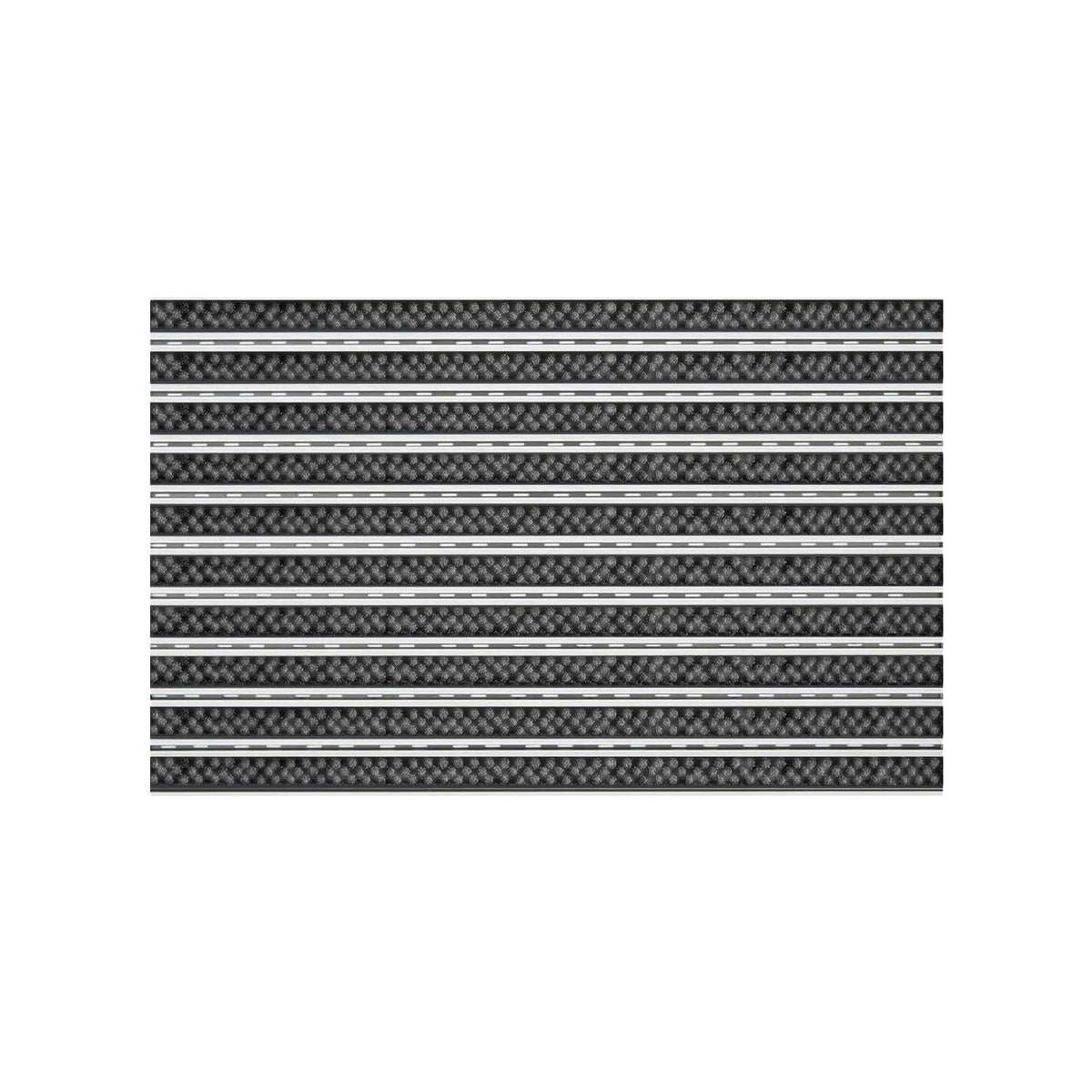 ✂ Aluminium deurmat | Aluflex SR Brush | 25 mm | op maat