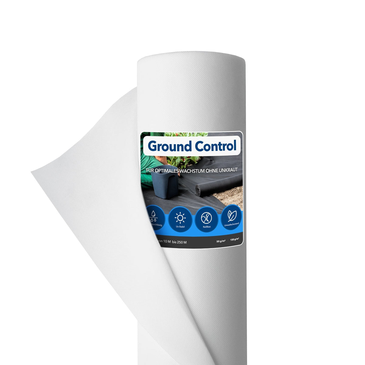 ✂ Onkruidbestrijding Bodembeheersing | Wit | Tot 150 g/m² | Individuele snit