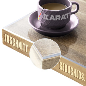 Tafelzeil transparant mat met rechte snede | Imperial | Antislip, waterdichte beschermfolie voor tafels | Op maat gesneden