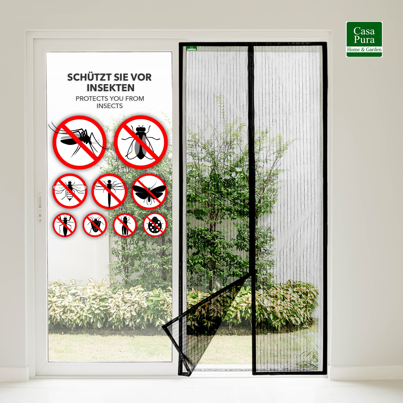 Magnetisch Vliegengordijn 86 x 228 cm Hordeur Magnetisch Insectenbescherming Bescherming Voor Je Gezin Magnetische Klamboe Voor Schuifdeur en Woonkamer, Wit Magnetisch Vliegengordijn 86 x 228 cm Hordeur Magnetisch Insectenbescherming Bescherming Voor Je Gezin Magnetische Klamboe Voor Schuifdeur en Woonkamer, Wit