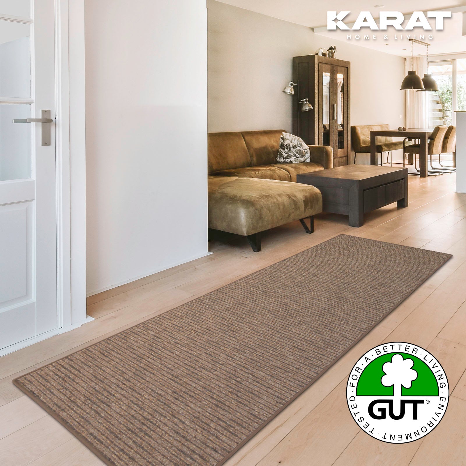 Tapijtloper | Geneva | Moderne Gangloper voor Woonkamer, Hal & Slaapkamer