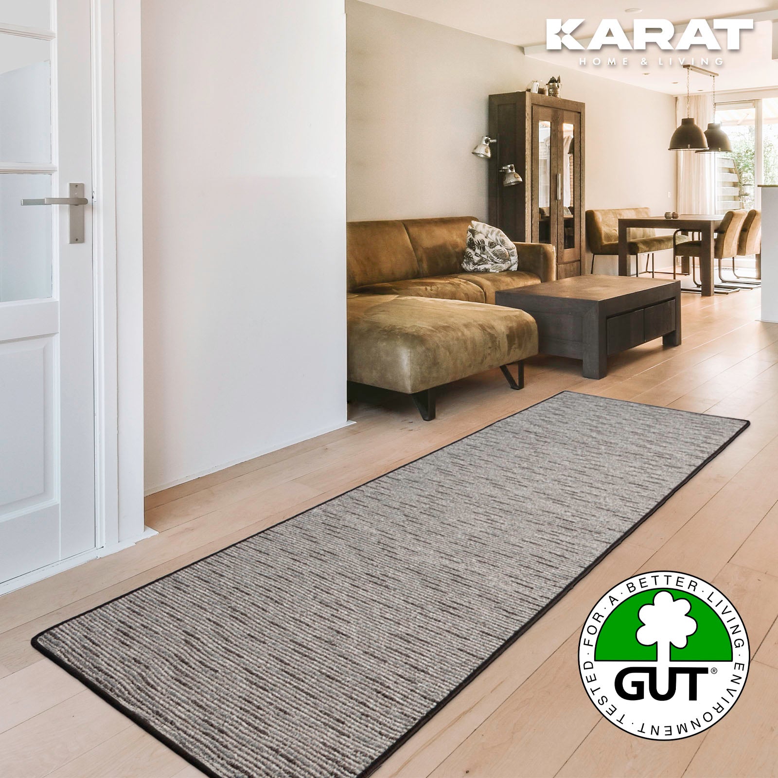 Tapijtloper | Geneva | Moderne Gangloper voor Woonkamer, Hal & Slaapkamer