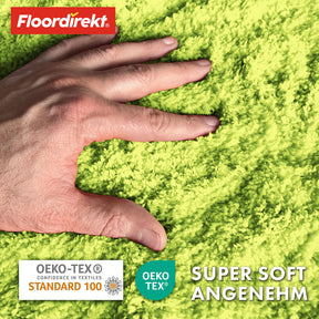 Ronde badmat | Sky | Ronde badmat | Dicht, donzig comfort voor in huis