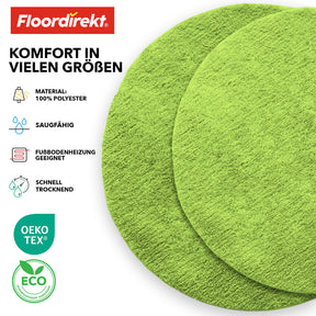 Ronde badmat | Sky | Ronde badmat | Dicht, donzig comfort voor in huis
