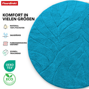 Badmat | Maris | Ronde badmat | Zachte microvezel, antislip & geschikt voor vloerverwarming