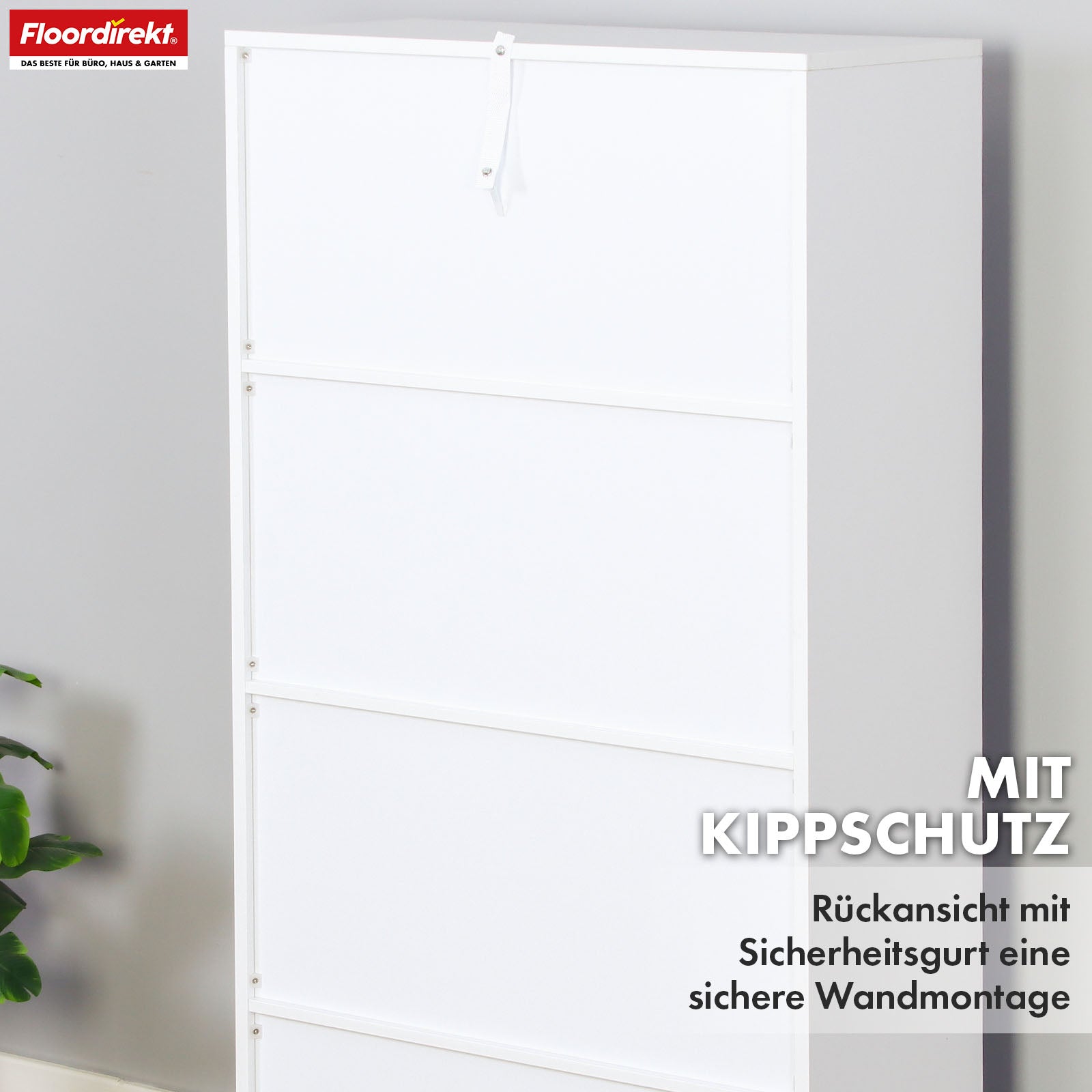 Boekenkast | Arkansas | Witte MDF staande plank met 5-9 planken voor boeken en woonaccessoires