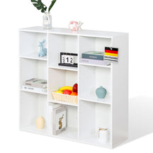 Boekenkast | Arkansas | Witte MDF staande plank met 5-9 planken voor boeken en woonaccessoires