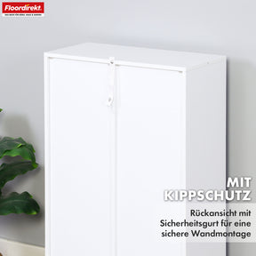 Boekenkast | Arkansas | Witte MDF staande plank met 5-9 planken voor boeken en woonaccessoires