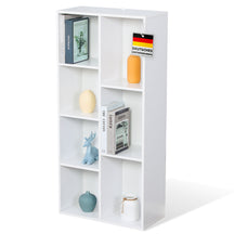 Boekenkast | Arkansas | Witte MDF staande plank met 5-9 planken voor boeken en woonaccessoires