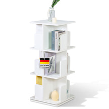 Boekenkast | Indiana | Draaibare plank met 3 of 4 planken | 360° staande plank voor woonkamer, kantoor & slaapkamer