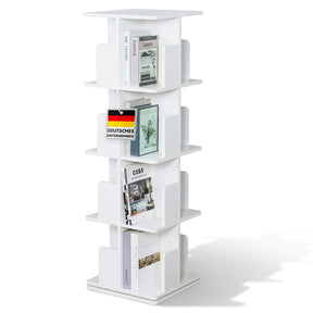 Boekenkast | Indiana | Draaibare plank met 3 of 4 planken | 360° staande plank voor woonkamer, kantoor & slaapkamer