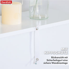 Boekenkast | Maine | Witte houten boekenplank met 3/4/6 planken | Open & ruimtebesparend voor woonkamer, kantoor & meer