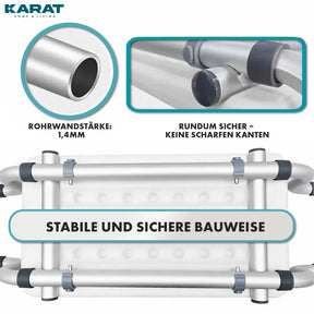 Badzitje | Levi | Verstelbare en slipvaste aluminium zitting | Belastbaar tot 150 kg
