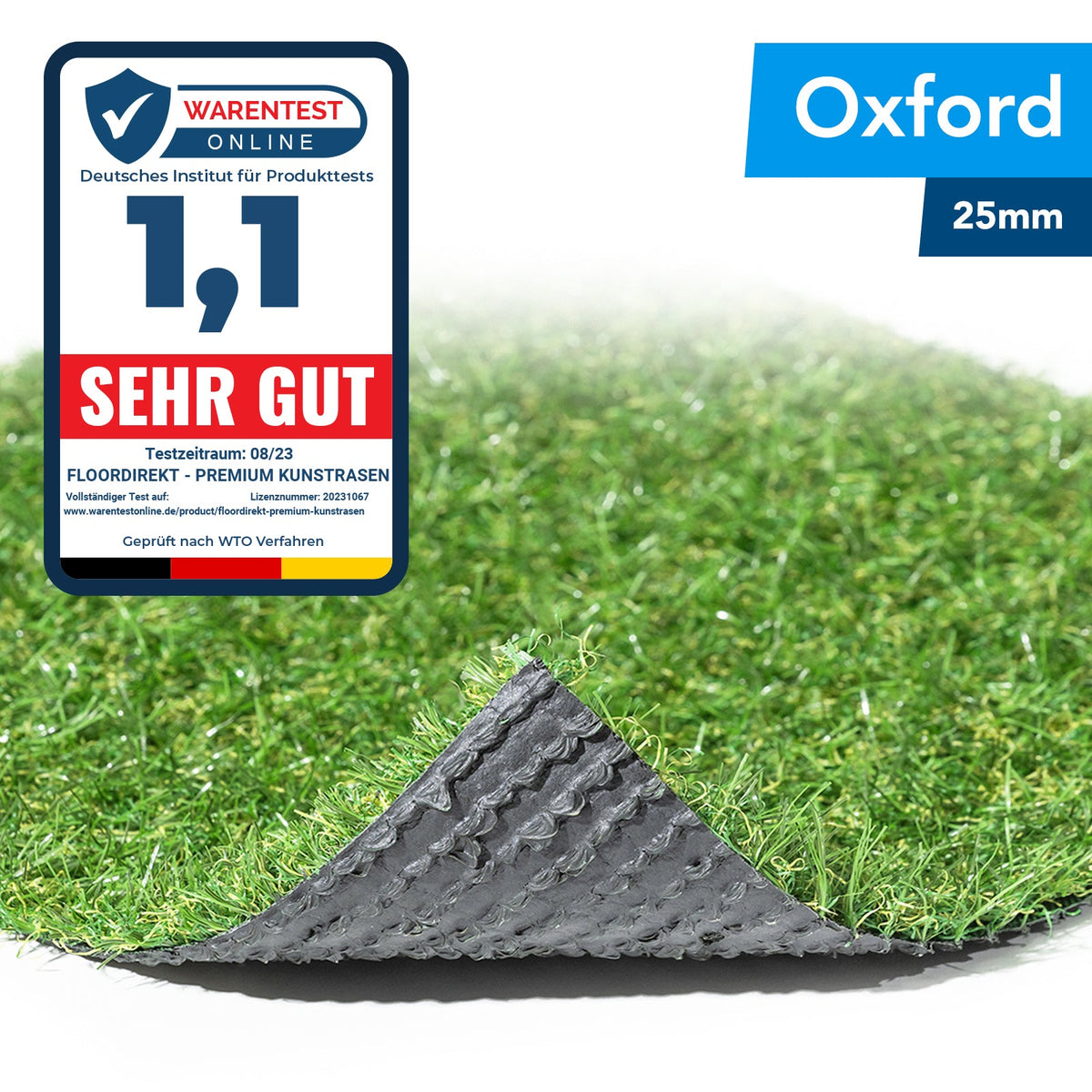 ✂ Kunstgras Oxford | Premium Class | Gewicht 1600 g/m²