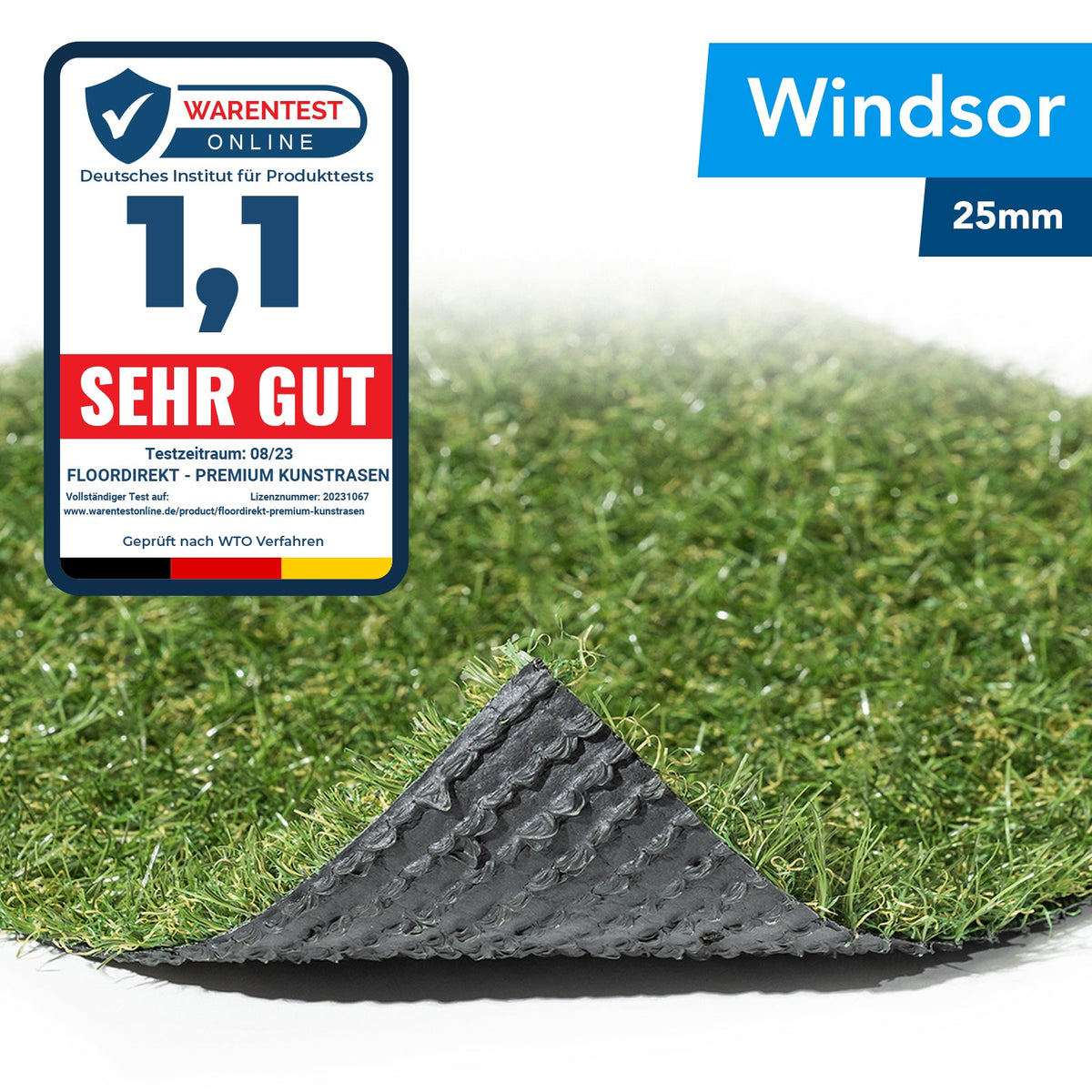 ✂ Kunstgras Windsor | Luxury Class | Gewicht 1700 g/m²