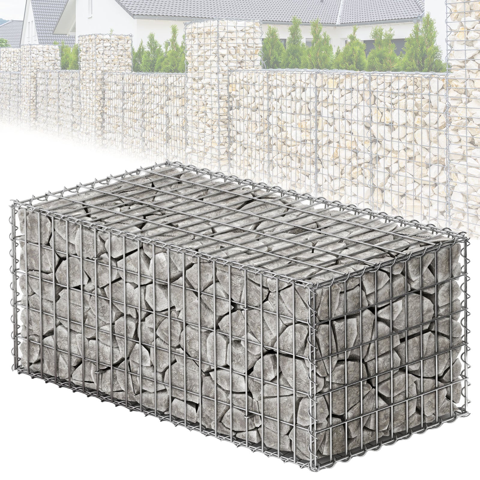 Schanskorf | Lenox | Gegalvaniseerd stalen mand voor decoratieve privacyschermen en tuinprojecten