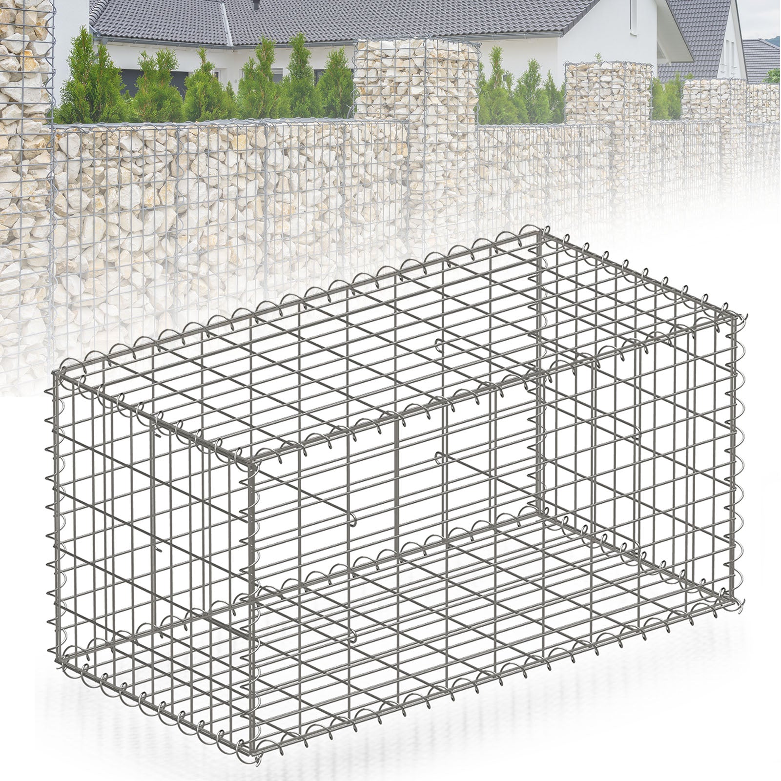 Schanskorf | Lenox | Gegalvaniseerd stalen mand voor decoratieve privacyschermen en tuinprojecten