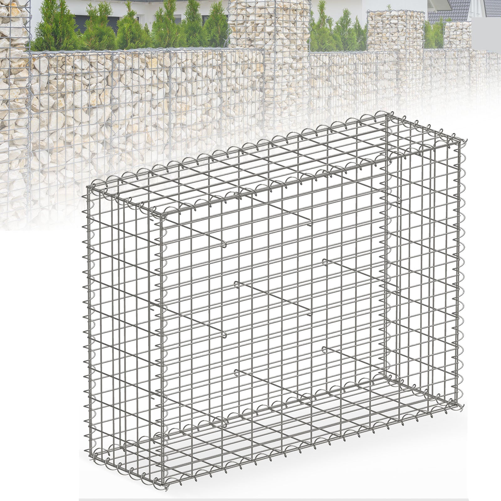 Schanskorf | Lenox | Gegalvaniseerd stalen mand voor decoratieve privacyschermen en tuinprojecten