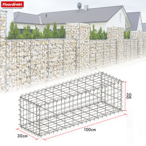 Schanskorf | Lenox | Gegalvaniseerd stalen mand voor decoratieve privacyschermen en tuinprojecten