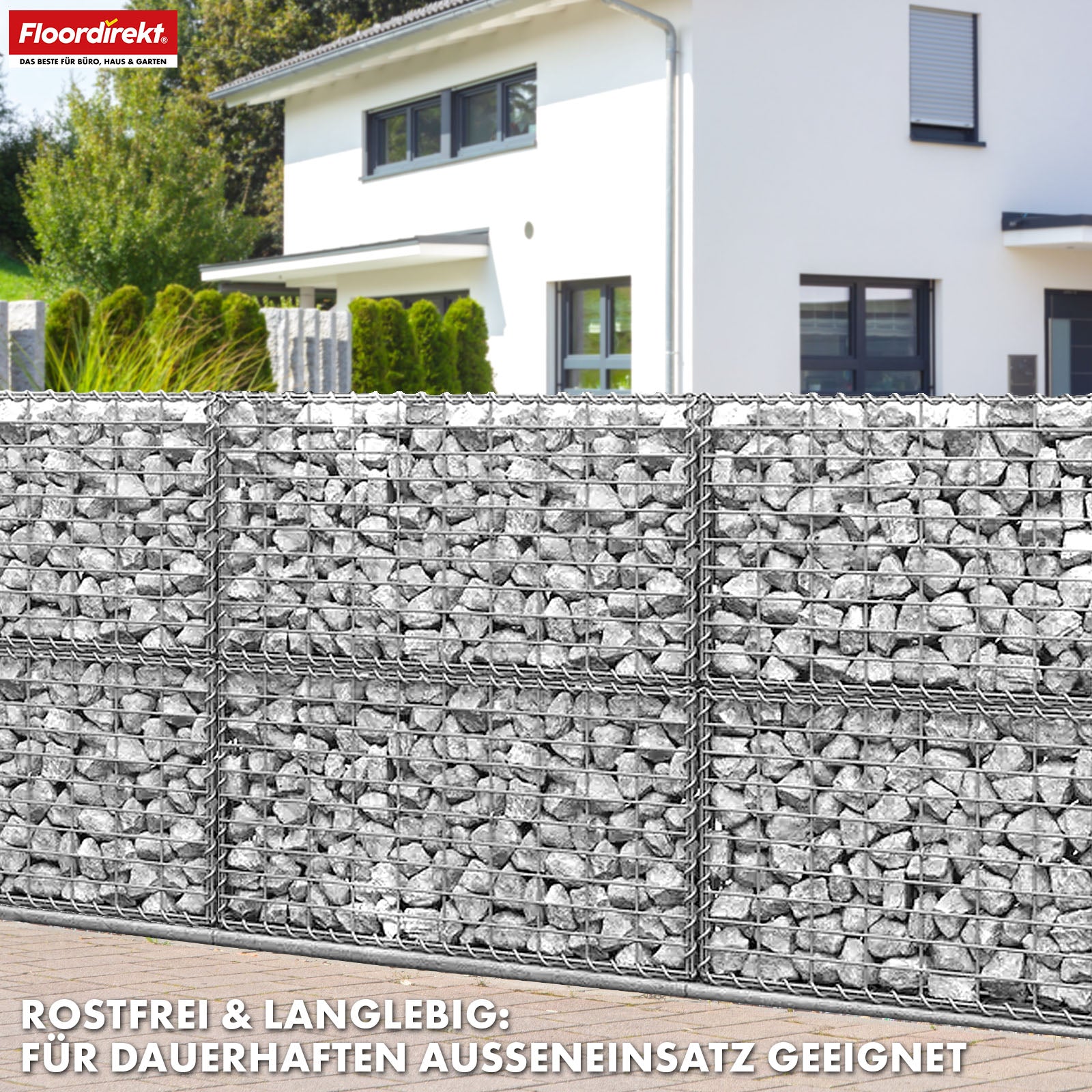 Schanskorf | Lenox | Gegalvaniseerd stalen mand voor decoratieve privacyschermen en tuinprojecten