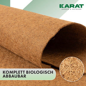 Aquagart kokosmat, 7 m, 0,5 m breed, winterbescherming en Aquagart kokosmat, 7 m, 0,5 m breed, winterbescherming en