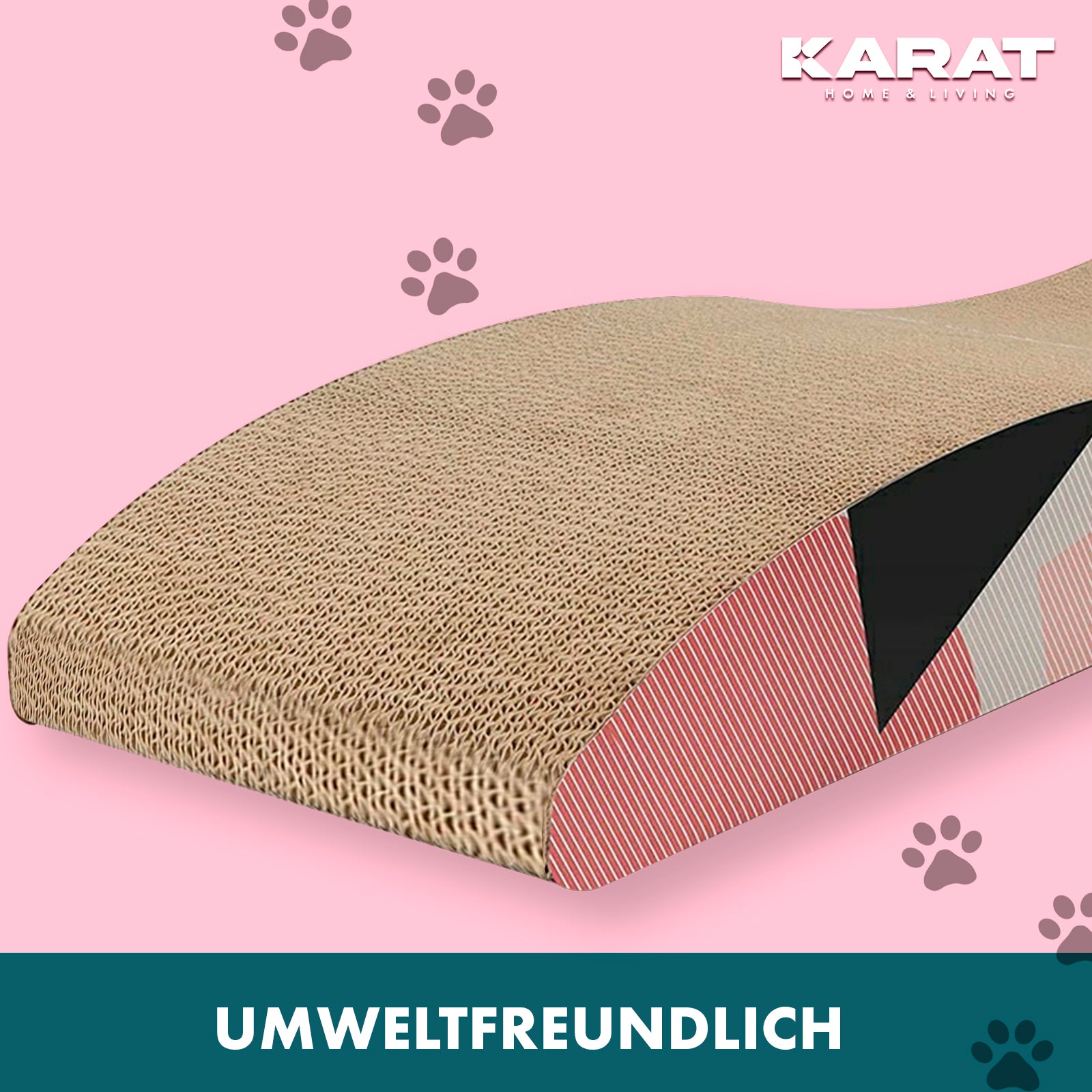 Krabplank voor katten | Krabmeubel van kwaliteitskarton | Krabplank in drie designs