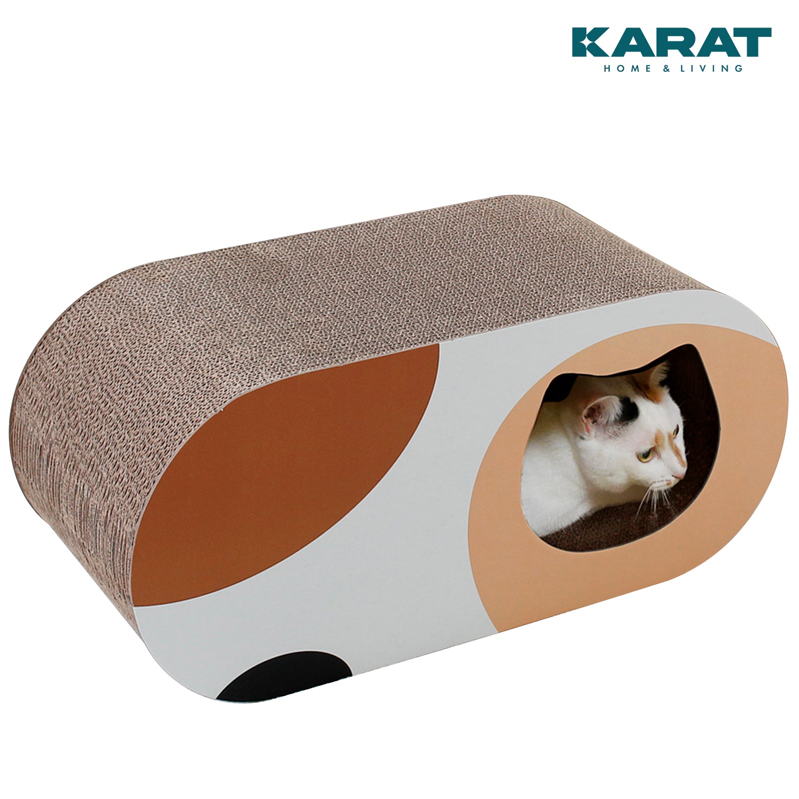 Krabplank voor katten | Krabmeubel van kwaliteitskarton | Krabplank in drie designs