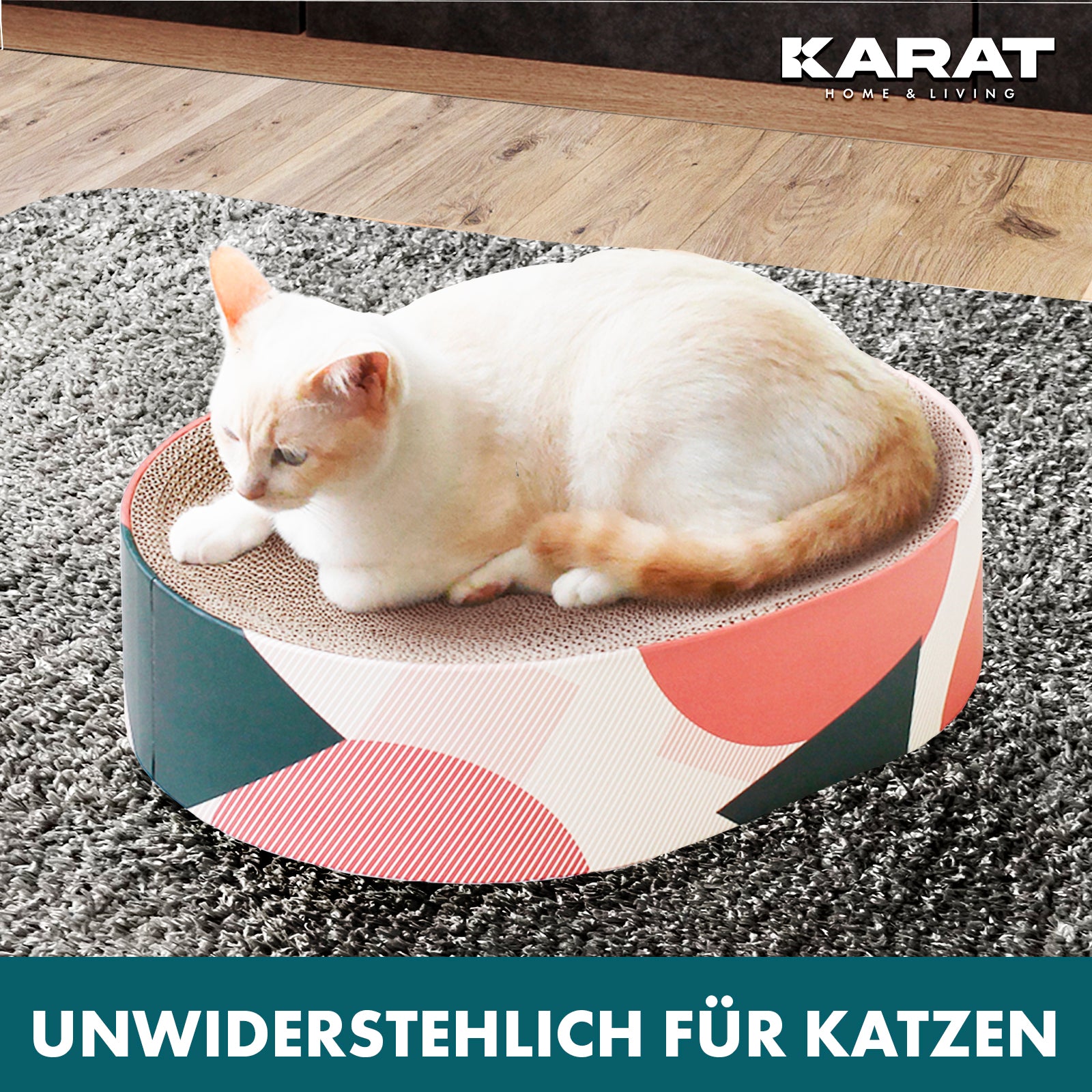 Krabplank voor katten | Krabmeubel van kwaliteitskarton | Krabplank in drie designs