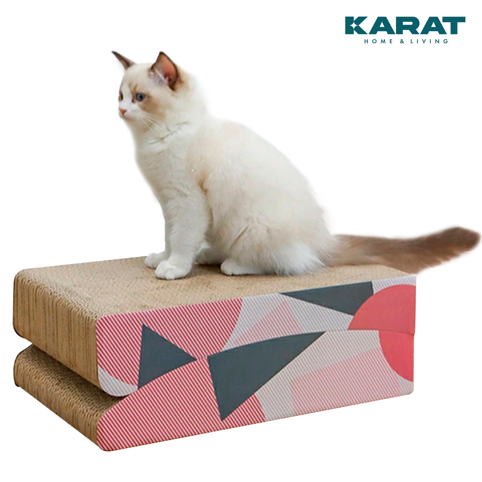 Krabplank voor katten | Krabmeubel van kwaliteitskarton | Krabplank in drie designs