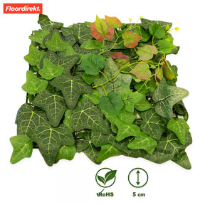 Plantenwand | Ivy | Duurzame kunstplant met klimopbladeren voor een modern interieur | 33 x 33 cm
