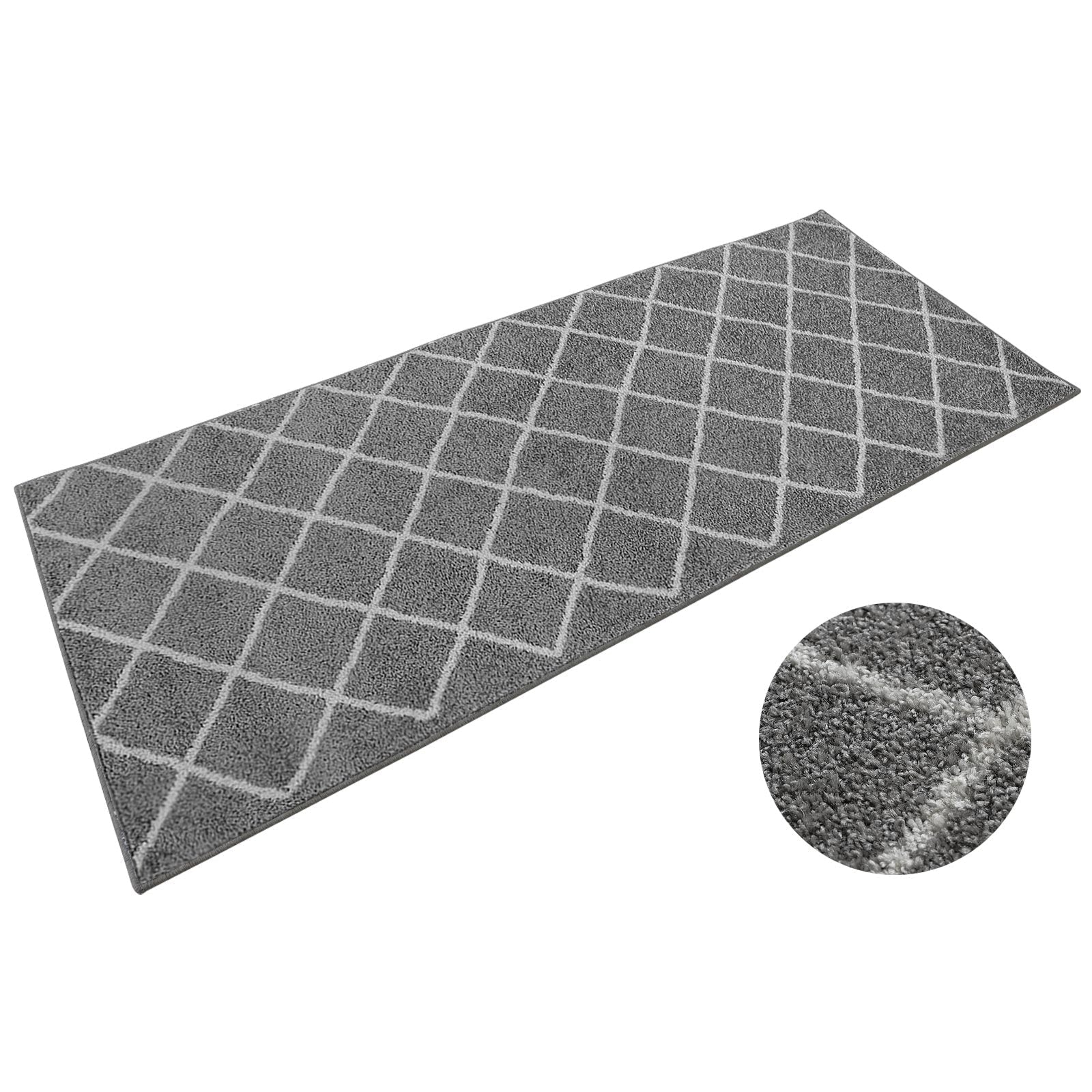 ✂ Tapijt op maat Malibu | Tapijtloper met ruitpatroon | Per meter