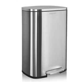 Afvalbak Dustin | edelstaal | automatisch sluiten | 30 of 50 liter