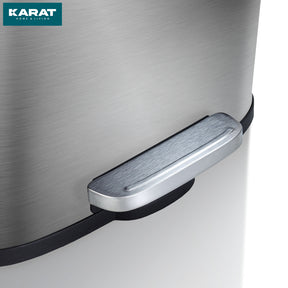 Afvalbak Dustin | edelstaal | automatisch sluiten | 30 of 50 liter