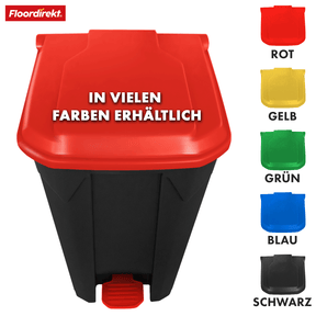 Afvalemmer | Olaf | Robuuste step-on afvalemmer | Voor huishoudelijk, kantoor & commercieel gebruik | Diverse kleuren & maten