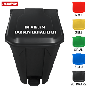 Afvalemmer | Olaf | Robuuste step-on afvalemmer | Voor huishoudelijk, kantoor & commercieel gebruik | Diverse kleuren & maten