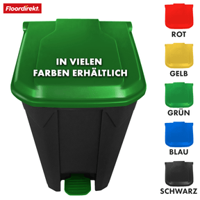 Afvalemmer | Olaf | Robuuste step-on afvalemmer | Voor huishoudelijk, kantoor & commercieel gebruik | Diverse kleuren & maten