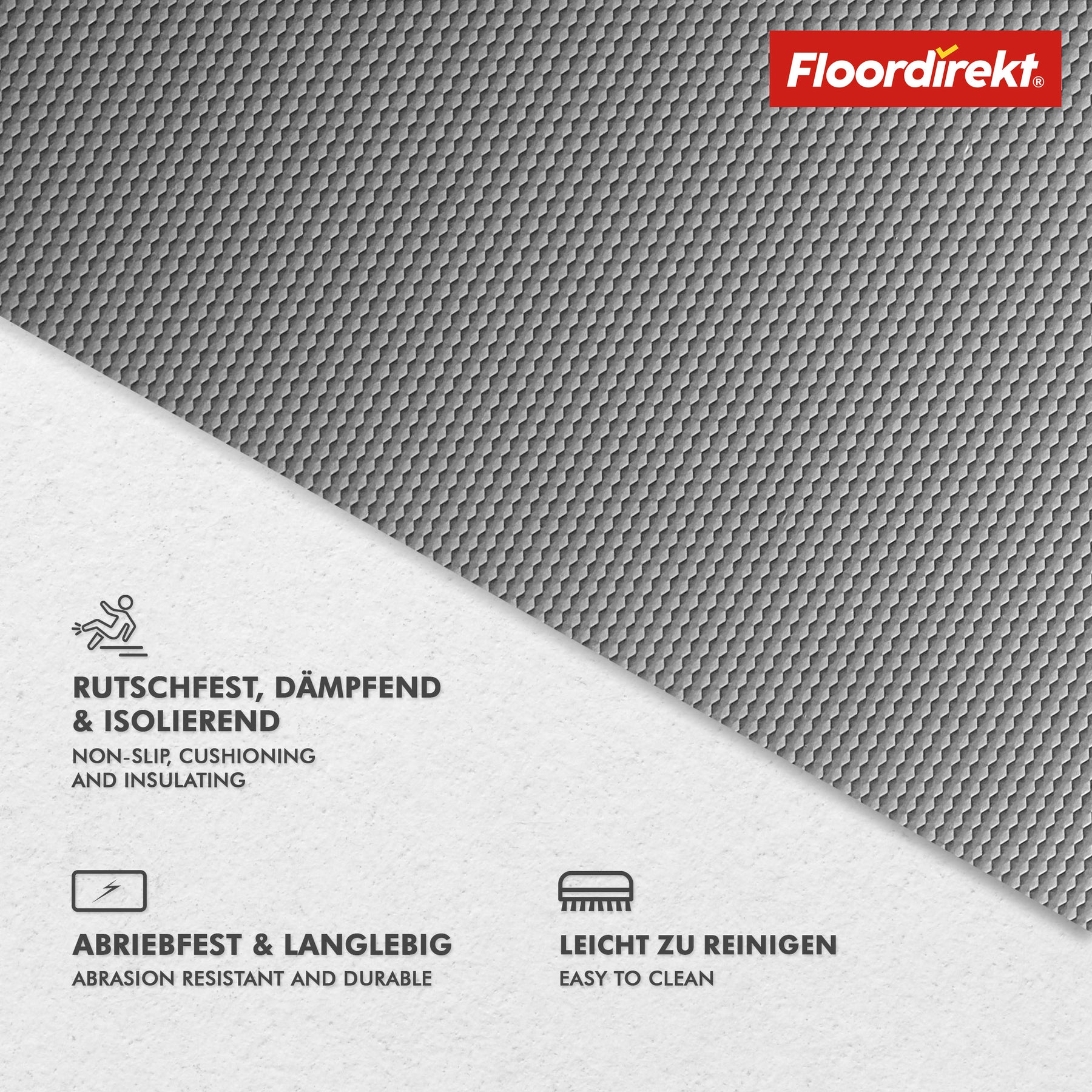 PVC-vloerbedekking | Hexagon | Robuuste vinylvloer van 2 mm, onderhoudsvriendelijk en antislip | Verkrijgbaar in verschillende kleuren