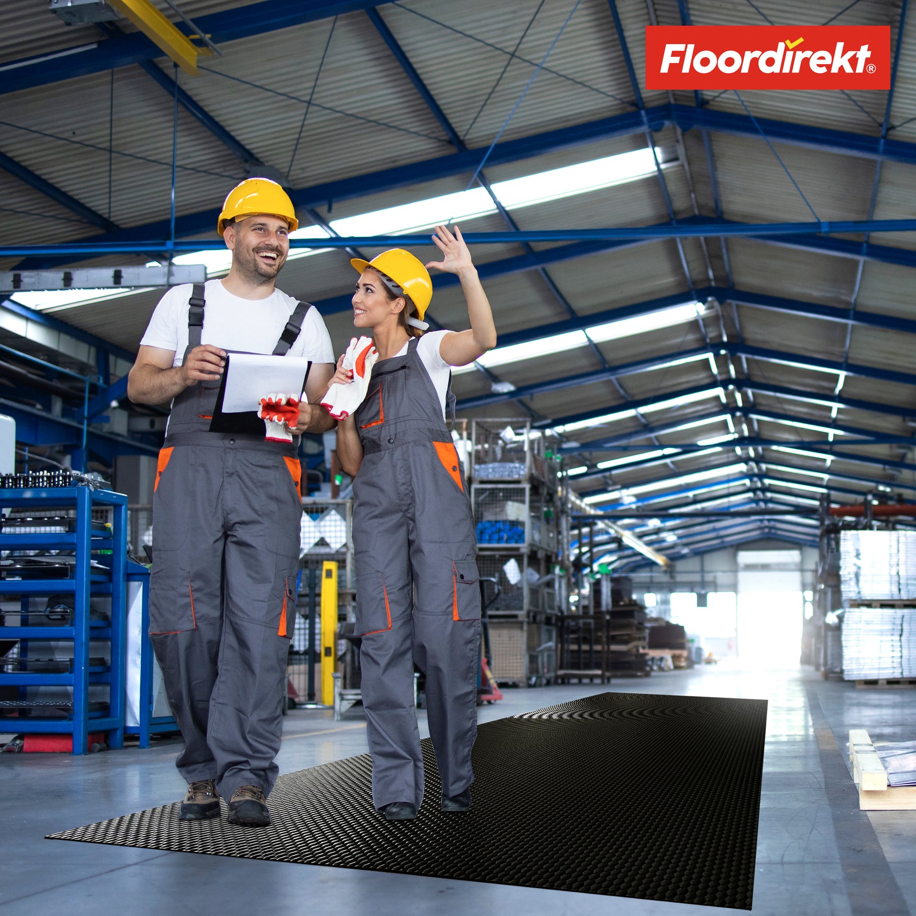 PVC-vloerbedekking | Hexagon | Robuuste vinylvloer van 2 mm, onderhoudsvriendelijk en antislip | Verkrijgbaar in verschillende kleuren