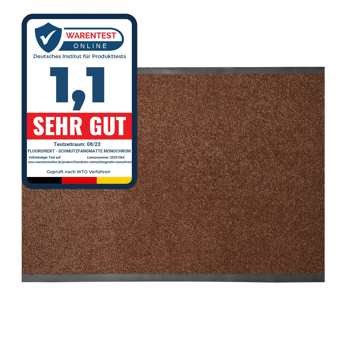 ✂ Vuilvangmat Monochrom | Kleur briljant | gemaakt om te passen