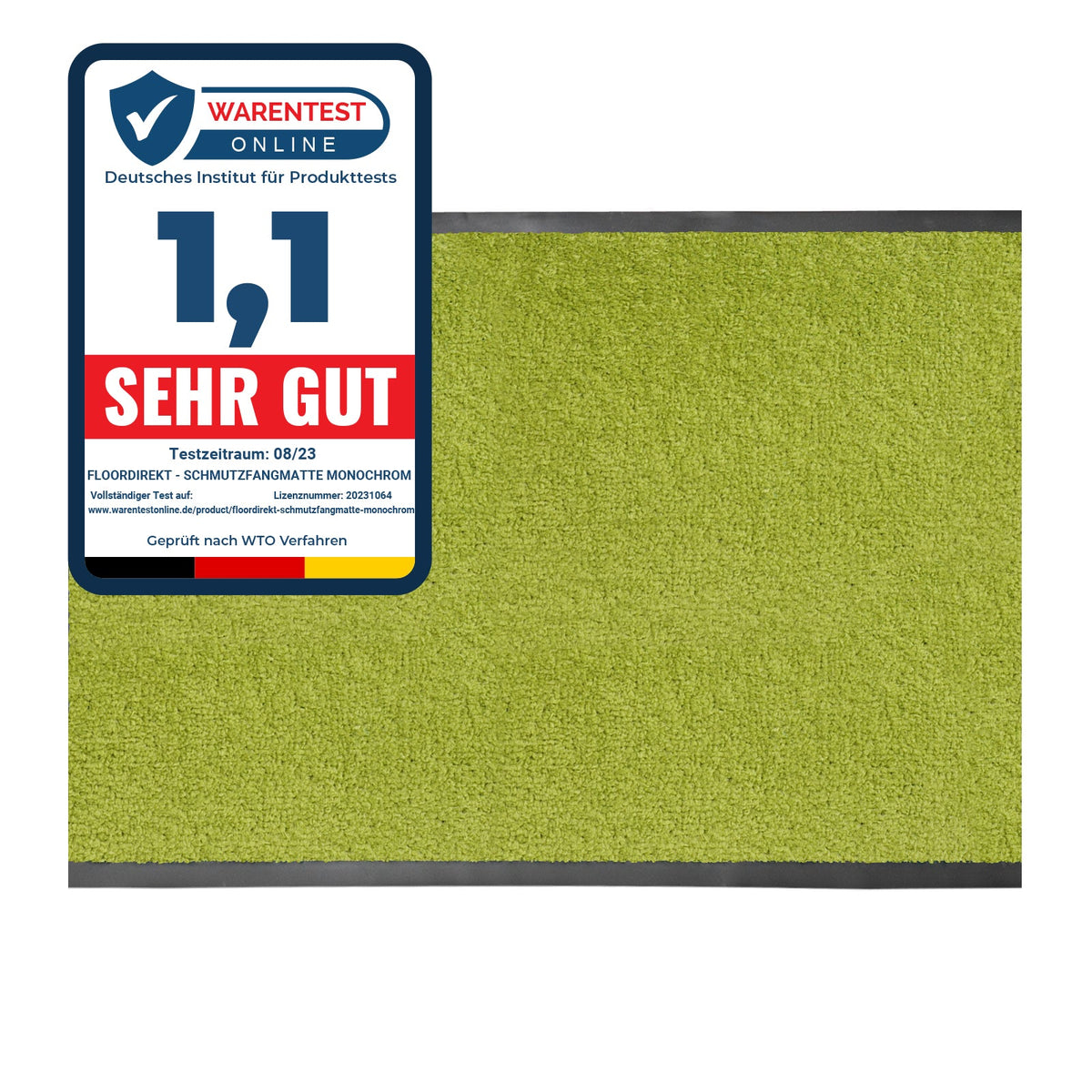 ✂ Vuilvangmat Monochrom | Kleur briljant | gemaakt om te passen
