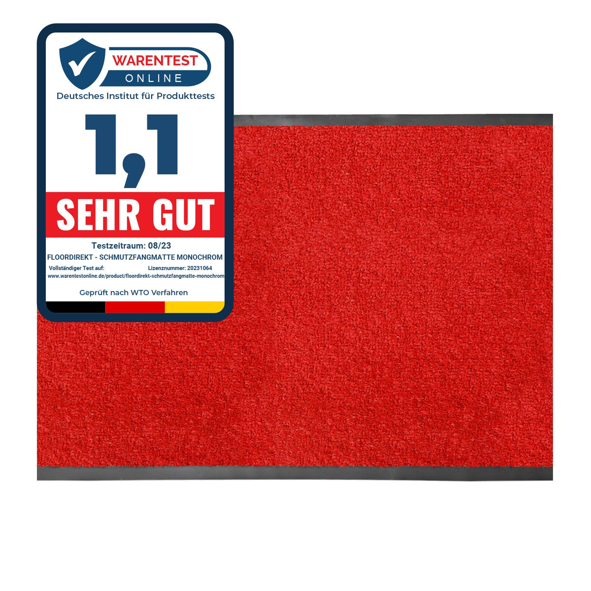 ✂ Vuilvangmat Monochrom | Kleur briljant | gemaakt om te passen