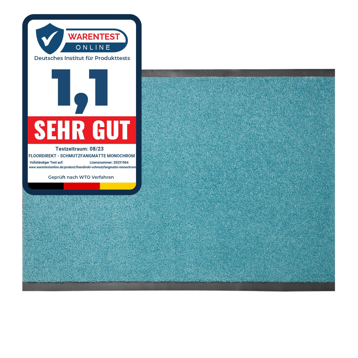 ✂ Vuilvangmat Monochrom | Kleur briljant | gemaakt om te passen